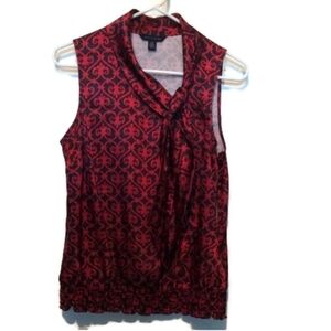 Tommy Hilfiger red & black halter tank